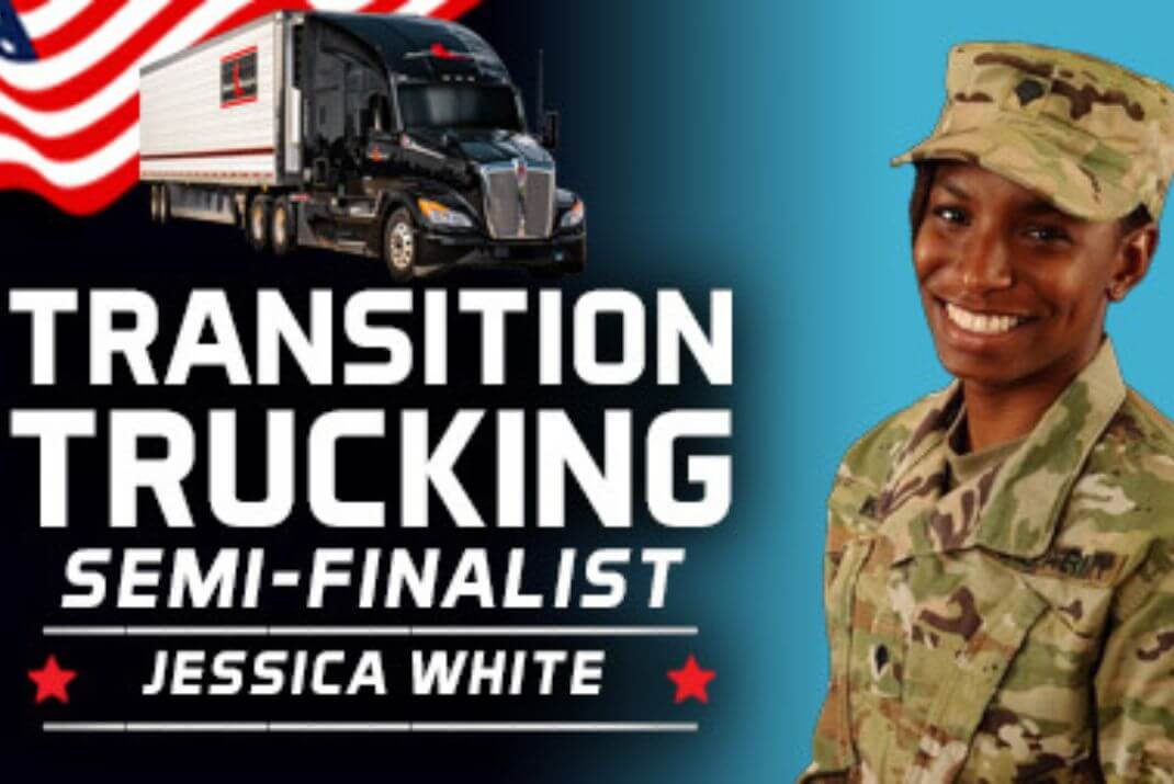 image of US Army Veteran Jessica White, semi-finalist for 2023Transition Trucking award