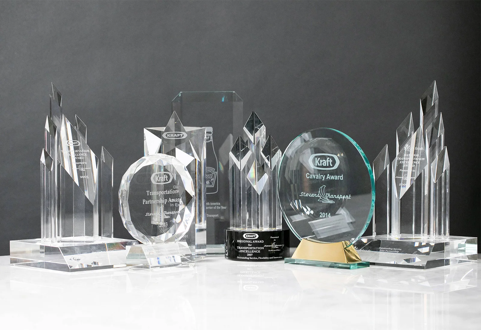 Group of Kraft Corporate Awards awarded to Stevens Transport